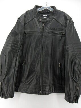 Harley Davidson Jacket XXXL Cowhide Leather Riding Gear Biker Padded
